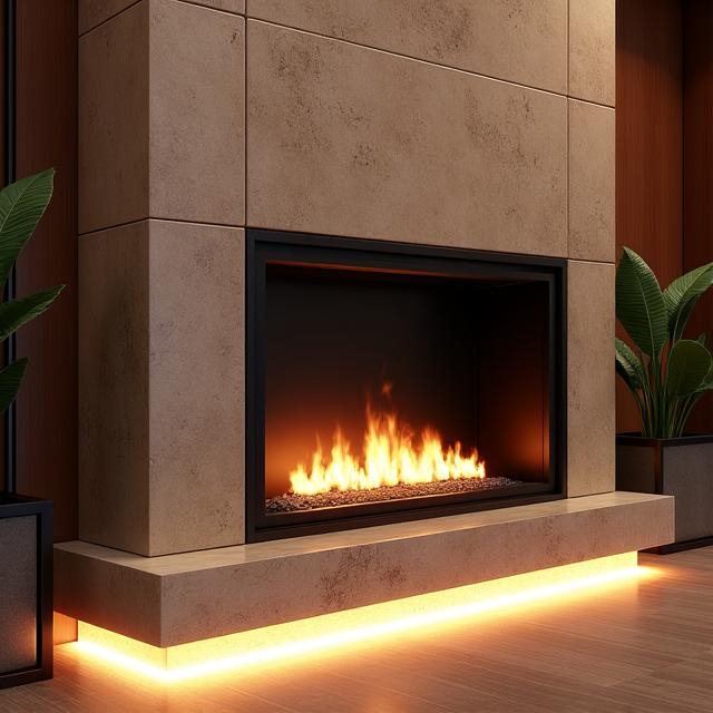 Instalación de hearth de lujo en Medellín
